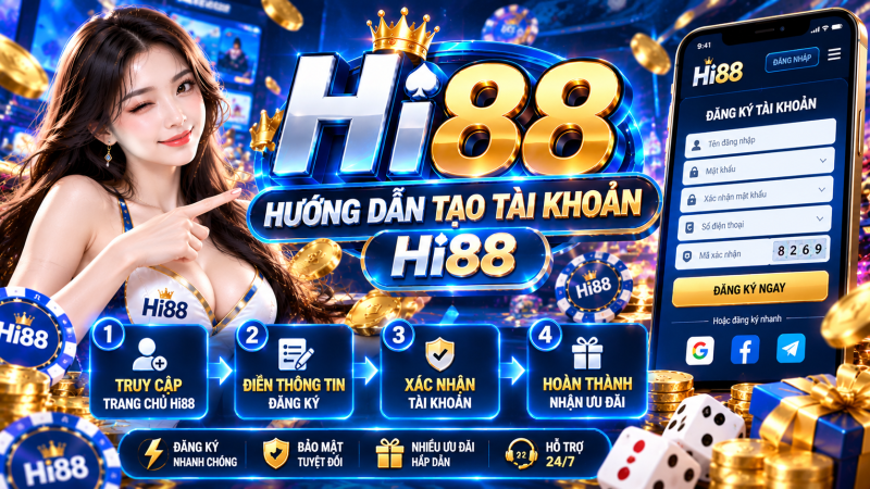 Hướng Dẫn Tạo Tài Khoản Hi88